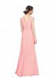 Luxe Chiffon Bridesmaid Dress with Shoulder Tip Gathered Bodice Essex