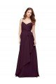 Wrapped Sweetheart Neckline Long Chiffon Bridesmaid Dress  Essex