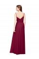 Wrapped Sweetheart Neckline Long Chiffon Bridesmaid Dress  Essex