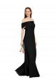 Fit and Flare Long Chiffon Bridesmaid Dress / Prom Dress with Sash and Open Back Essex