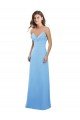 Slim Chiffon Bridesmaid Dress with Ruffled Sweetheart Neckline Essex