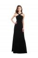 Chiffon A-Line Bridesmaid Dress with Criss Cross Halter Top Essex