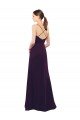 Floor Length A-Line Chiffon Bridesmaid Dress with Criss Cross Back Essex