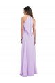 Halter Chiffon A-Line Bridesmaid Dress with Flounce Back Essex