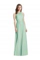 Cutout Open Back Shirred Halter Maxi Bridesmaid Dress Essex