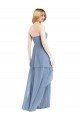 Strapless Chiffon Bridesmaid Dress with Skirt Overlay Essex