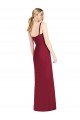 Spaghetti Straps Mermaid Chiffon Bridesmaid Dress with Side Front Slit Essex