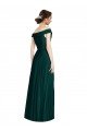 Full length Off the Shoulder Chiffon Bridesmaid Dress Essex