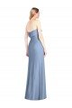 Trumpet Full Length Strapless Chiffon Bridesmaid Dress with Slit Essex