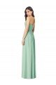 Draped Sweetheart Strapless Long Chiffon Bridesmaid Dress Essex