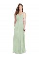 Ruffled Strap Cutout Wrap Maxi Chiffon Bridesmaid Dress Essex