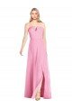 Strapless Notch Chiffon Maxi Bridesmaid Dress Essex