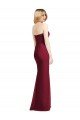 Sweetheart Neckline Lux Chiffon Bridesmaid Dress with Side Slit Essex