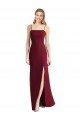 Tie-Back Cutout Trumpet Chiffon Bridesmaid Dress with Front Slit Essex