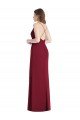 Criss Cross Back Mermaid Wrap Chiffon Bridesmaid Dress Essex