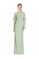 Ruffle Cold-Shoulder Mermaid Chiffon Maxi Bridesmaid Dress Essex