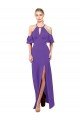 Slim A-Line Chiffon Bridesmaid Dress with Off The Shoulder Ruffle Sleeves Essex