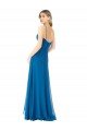 Simple Sweetheart Chiffon Bridesmaid Dress with Cascading Overlay Essex