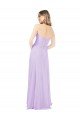 Draped Sweetheart Chiffon Bridesmaid Dress with High Slit Essex