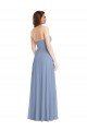 Strapless A-Line Maxi Bridesmaid Dress with Front Slit Essex