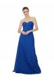 Strapless Sweetheart Draped Chiffon Bridesmaid Dress Essex