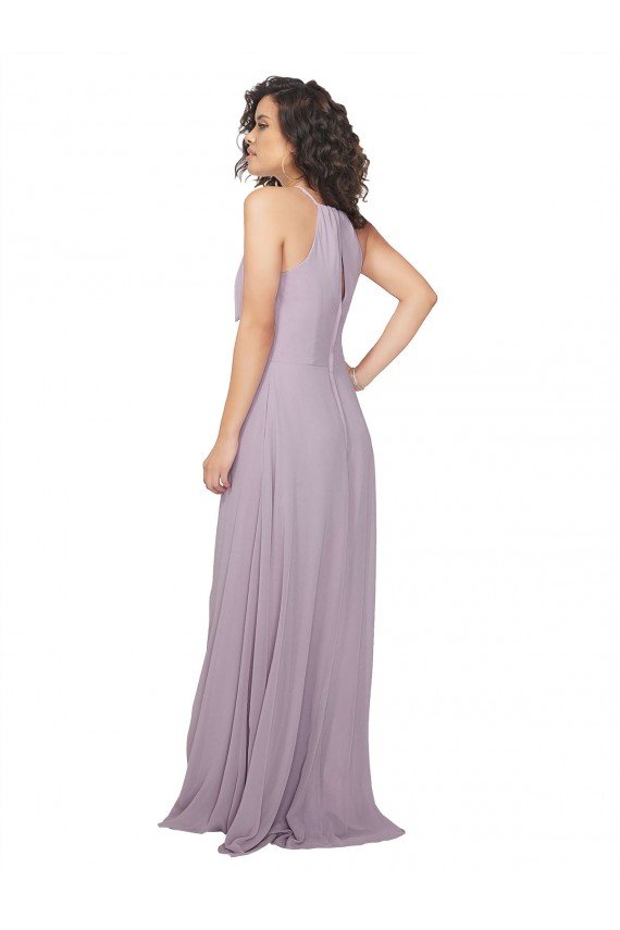 Halter Neck Bridesmaid Dress with Bow Essex