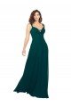 Tied Bodice Sweetheart V-Neck Chiffon Bridesmaid Dress Essex