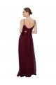 Scoop Neck Tied Keyhole Back Chiffon Bridesmaid Dress Essex