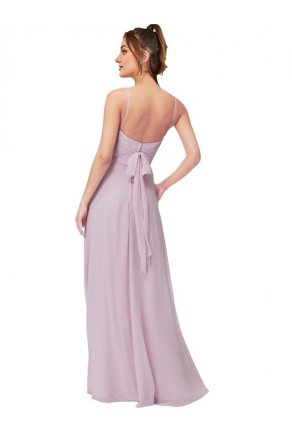Sweetheart Tie-Back Chiffon Bridesmaid Dress Essex
