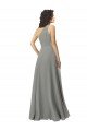 Embroidered One Shoulder Chiffon Bridesmaid Dress Essex