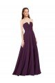 Strapless Chiffon Bridesmaid Dress with Notched Neckline Essex