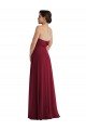 Cuffed Strapless Maxi Formal Bridesmaid Dress with Front Slit Essex