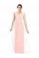 V-Neck Full Length Chiffon Bridesmaid Dress Essex