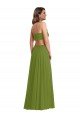 Ruffled Chiffon Cutout Maxi Bridesmaid Dress Essex