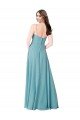 Draped Empire V-Neck Chiffon Bridesmaid Dress Essex