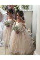 Ivory Ball Gown Sweetheart Chapel Train Long Sleeve Flower Girl Dress Essex