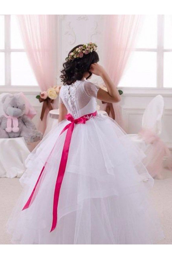 Ivory Ball Gown Sweetheart Floor Length Flower Girl Dress Essex