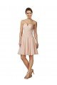 Lace and Chiffon Bridesmaid Dress / Cocktail Dress with Unique Neckline Essex