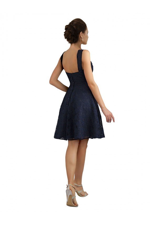 Lace Bridesmaid Dress / Cocktail Dress with Sweetheart Neckline and Button Back Detail Essex