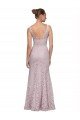 Lace V-Neckline Long Full Length Bridesmaid Dress / Prom Dress Essex