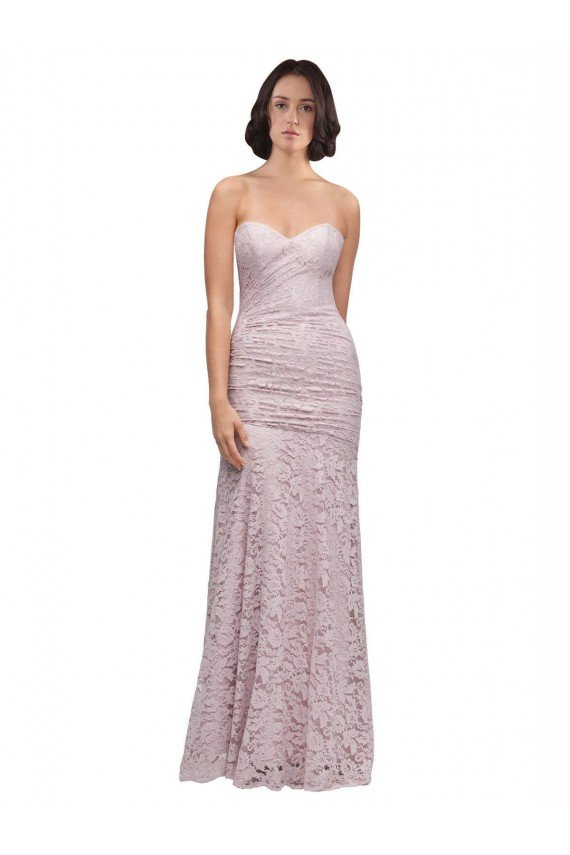 Floor Length Long Mermaid Lace Bridesmaid Dress / Prom Dress with Low Back Essex