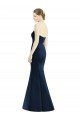 Long Mermaid Full Length Strapless Satin Bridesmaid Dress Essex