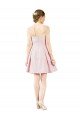 Short Knee Length Sweetheart Satin Cocktail Bridesmaid Dress Essex
