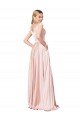 A-Line Off the Shoulder Sweetheart Formal Satin Bridesmaid Dress / Prom Dress Essex