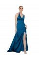 Halter Neck Formal Silky Satin Bridesmaid Dress / Prom Dress Essex