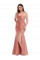 Cascade Ruffle One Shoulder Bustier Formal Silky Satin Mermaid Bridesmaid Dress / Prom Dress Essex