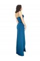 Full Length Bustier Style Long Formal Silky Satin Bridesmaid Dress / Prom Dress with Low Back Essex