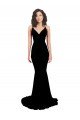 Fishtail Shaped V-Neck Open Back Formal Spandex Bridesmaid Dress / Prom Dress Essex