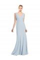 Sleeveless Seamed Bodice Trumpet Bridesmaid Dress / Prom Dress Essex