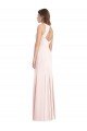 Diamond Cutout Back Trumpet Bridesmaid Dress / Prom Dress with Front Slit Essex